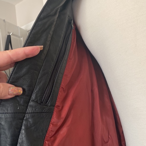 HARLEY DAVIDSON Leather Studded Biker Jacket, size XL, Black - Picture 11 of 14